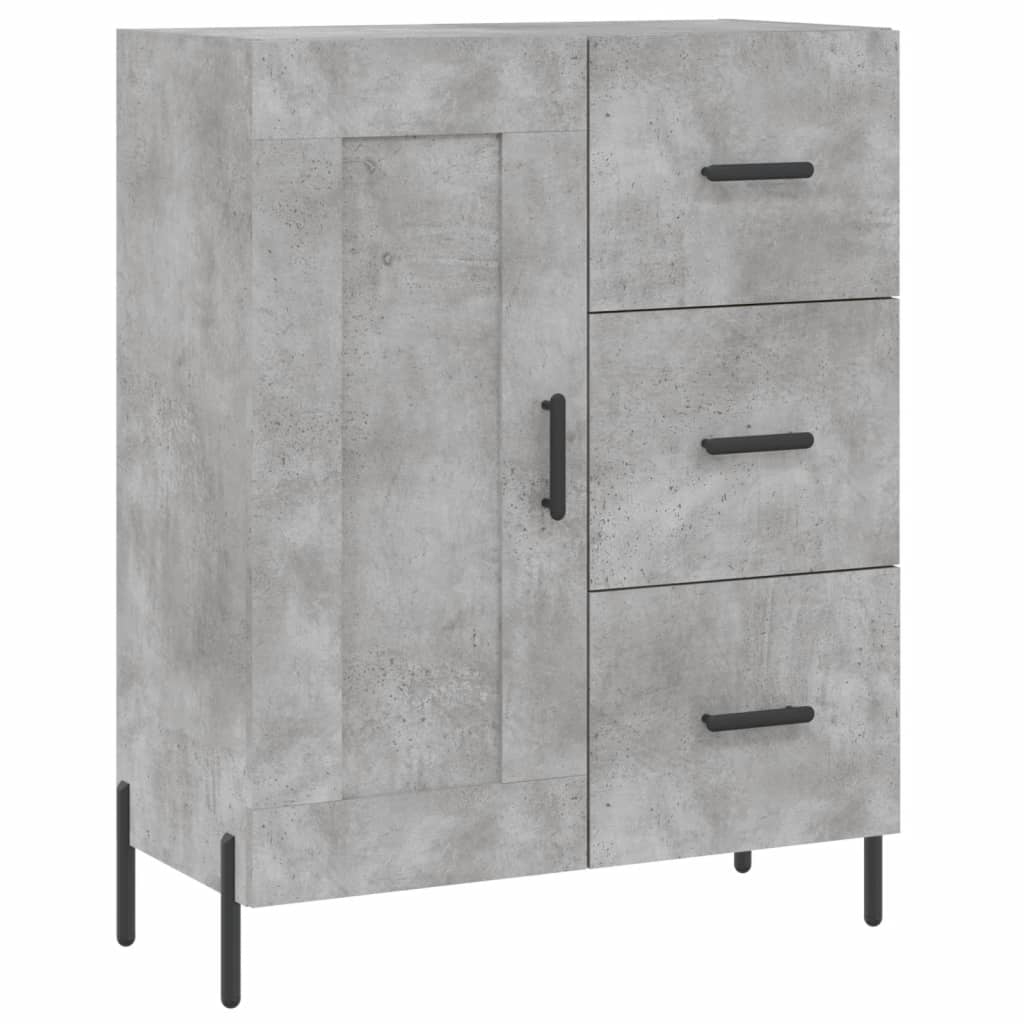 Skåp Betonggrå 69,5x34x180 cm