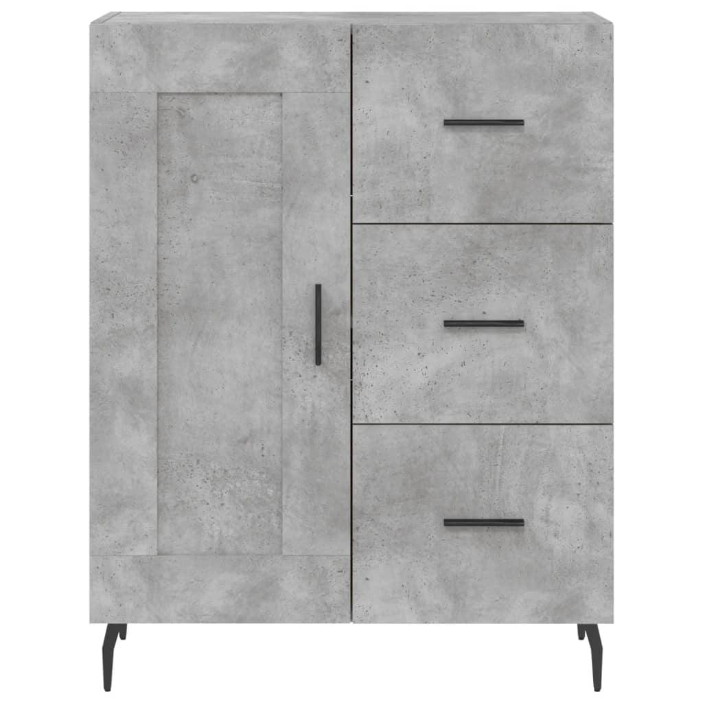 Skåp Betonggrå 69,5x34x180 cm