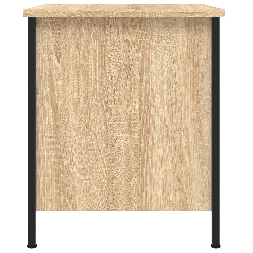 Sängbord 2 st sonoma-ek 40x42x50 cm konstruerat trä