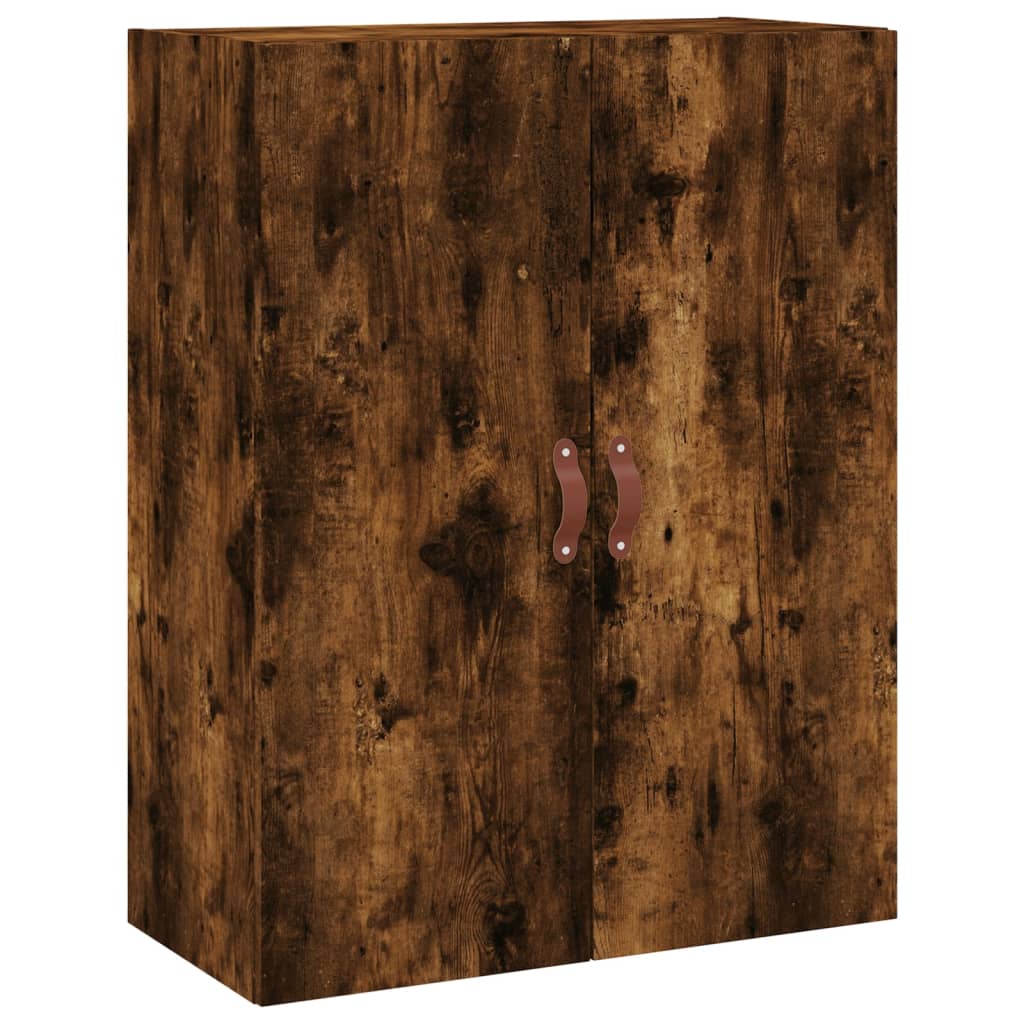 Väggskåp Rökfärgad Ek 69,5x34x90 cm