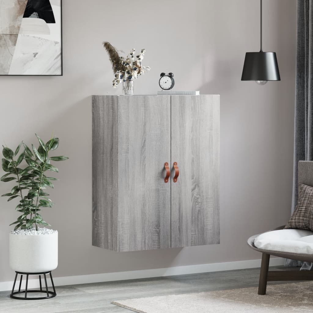 Vägghylla Sonoma Grå 69,5x34x90 cm
