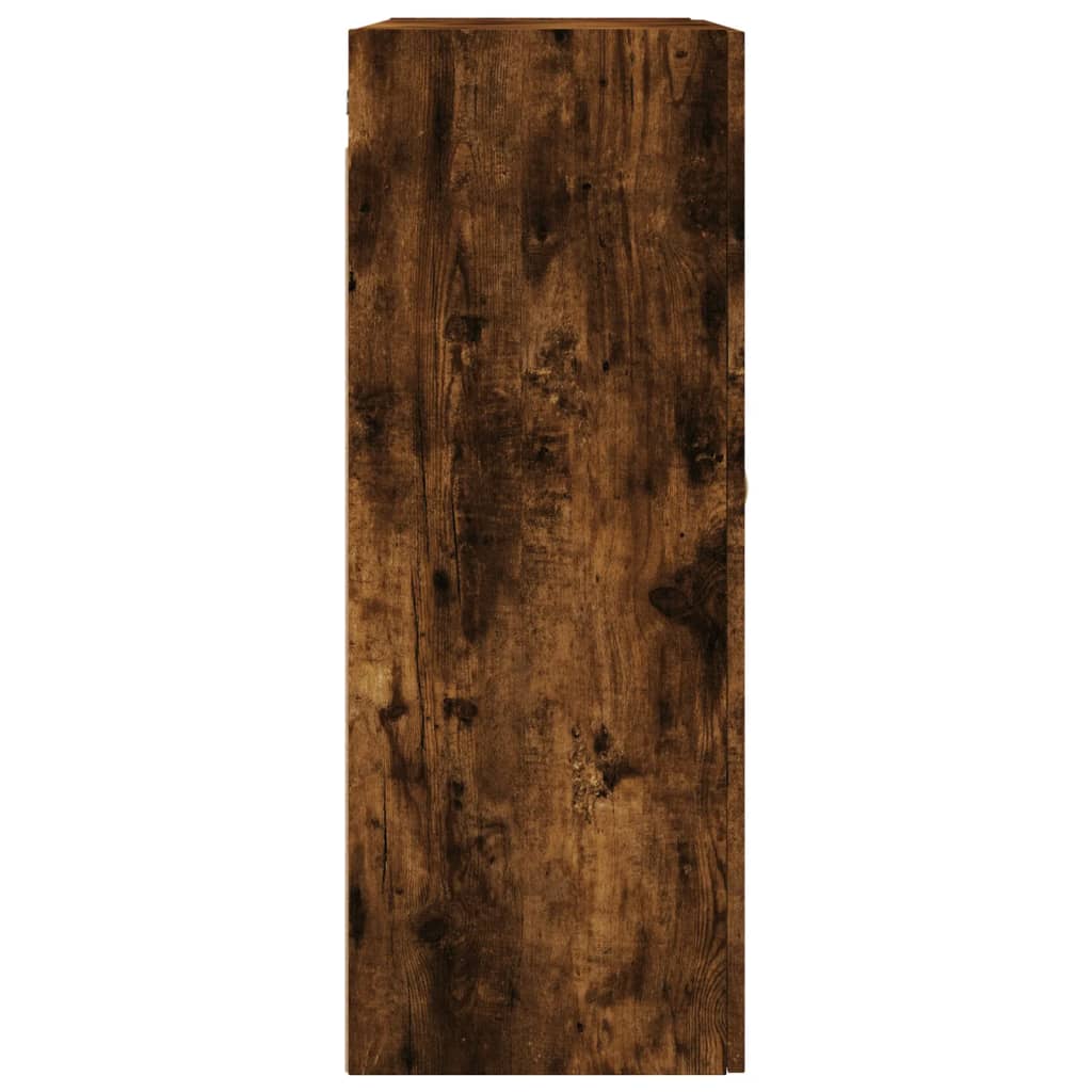 Väggskåp Rökfärgad Ek 69,5x34x90 cm