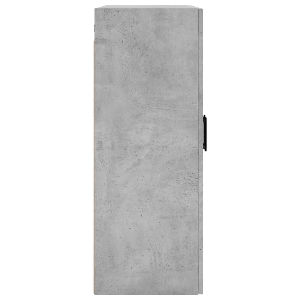 Väggskåp Betonggrå 69,5x34x90 cm