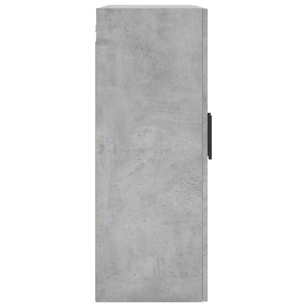 Väggskåp Betonggrå 69,5x34x90 cm