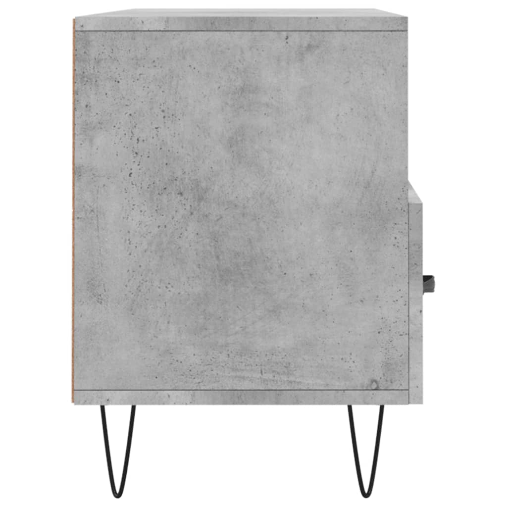 Tv-bänk Betonggrå 102x36x50 cm