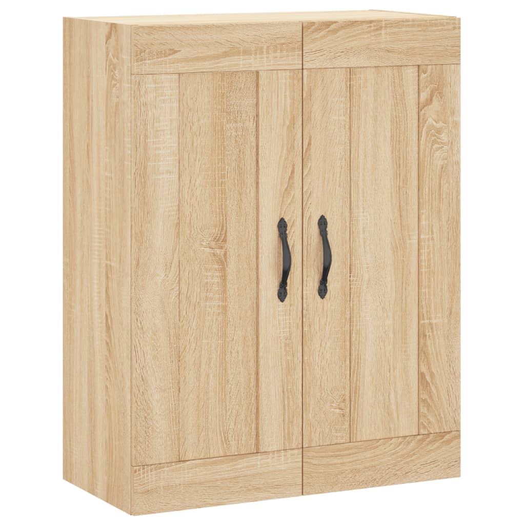 Väggskåp sonoma-ek 69,5x34x90 cm konstruerat trä