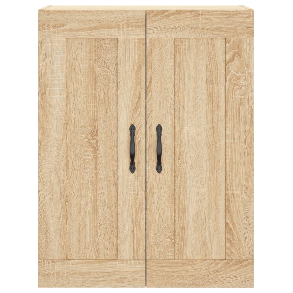 Väggskåp sonoma-ek 69,5x34x90 cm konstruerat trä
