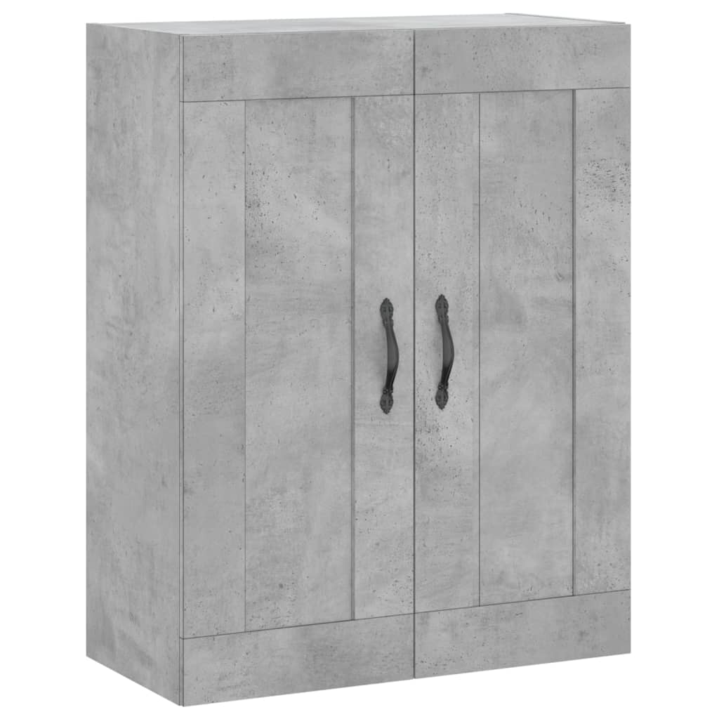 Väggskåp Betonggrå 69,5x34x90 cm
