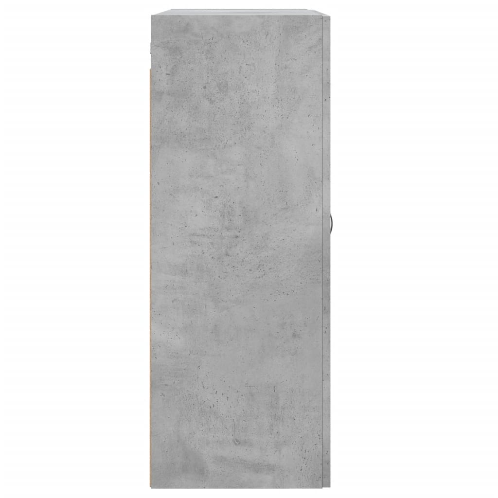 Väggskåp Betonggrå 69,5x34x90 cm