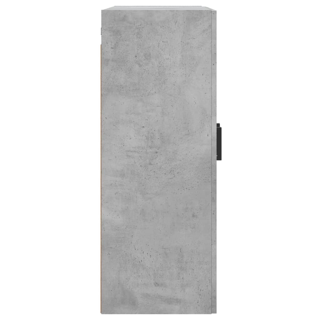 Väggskåp Betonggrå 69,5x34x90 cm