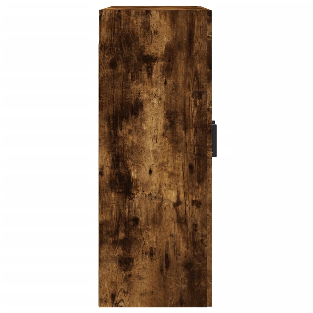 Väggskåp Rökfärgad Ek 69,5x34x90 cm
