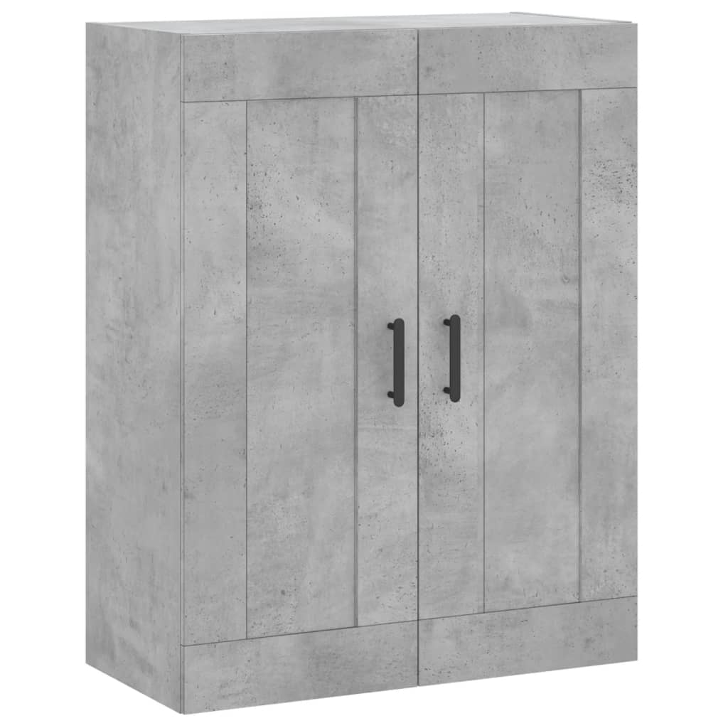 Väggskåp Betonggrå 69,5x34x90 cm
