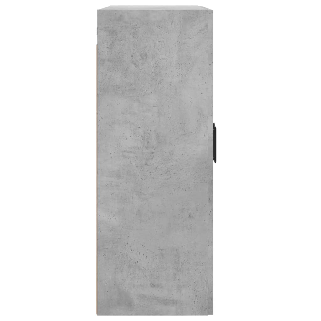 Väggskåp Betonggrå 69,5x34x90 cm