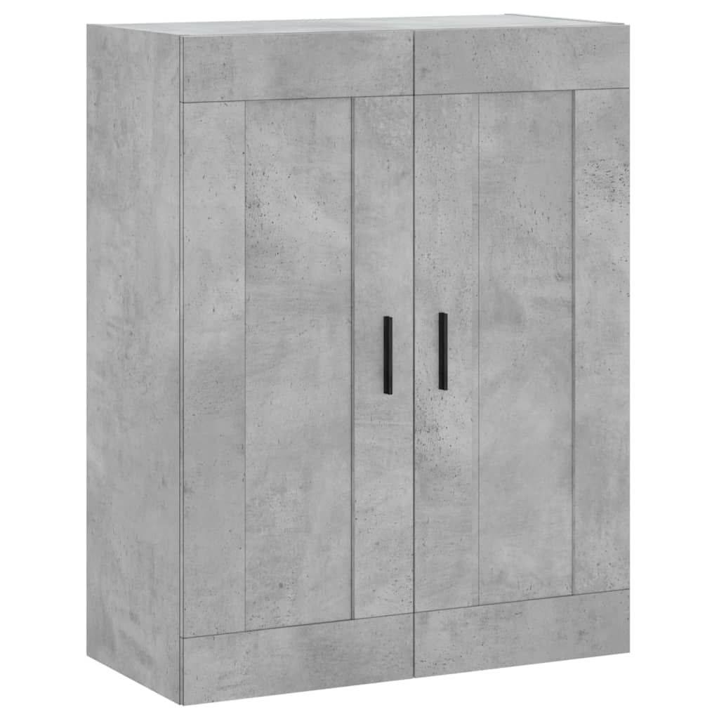 Väggskåp Betonggrå 69,5x34x90 cm