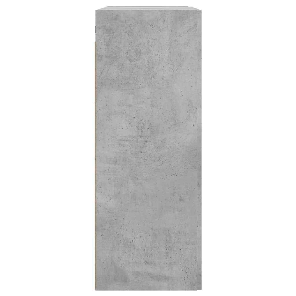 Väggskåp Betonggrå 69,5x34x90 cm