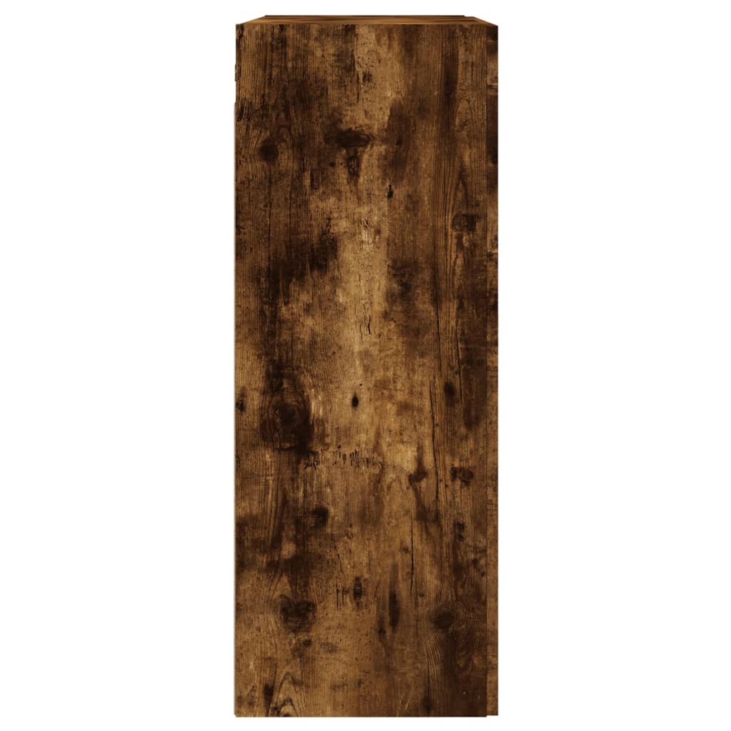 Väggskåp Rökfärgad Ek 69,5x34x90 cm