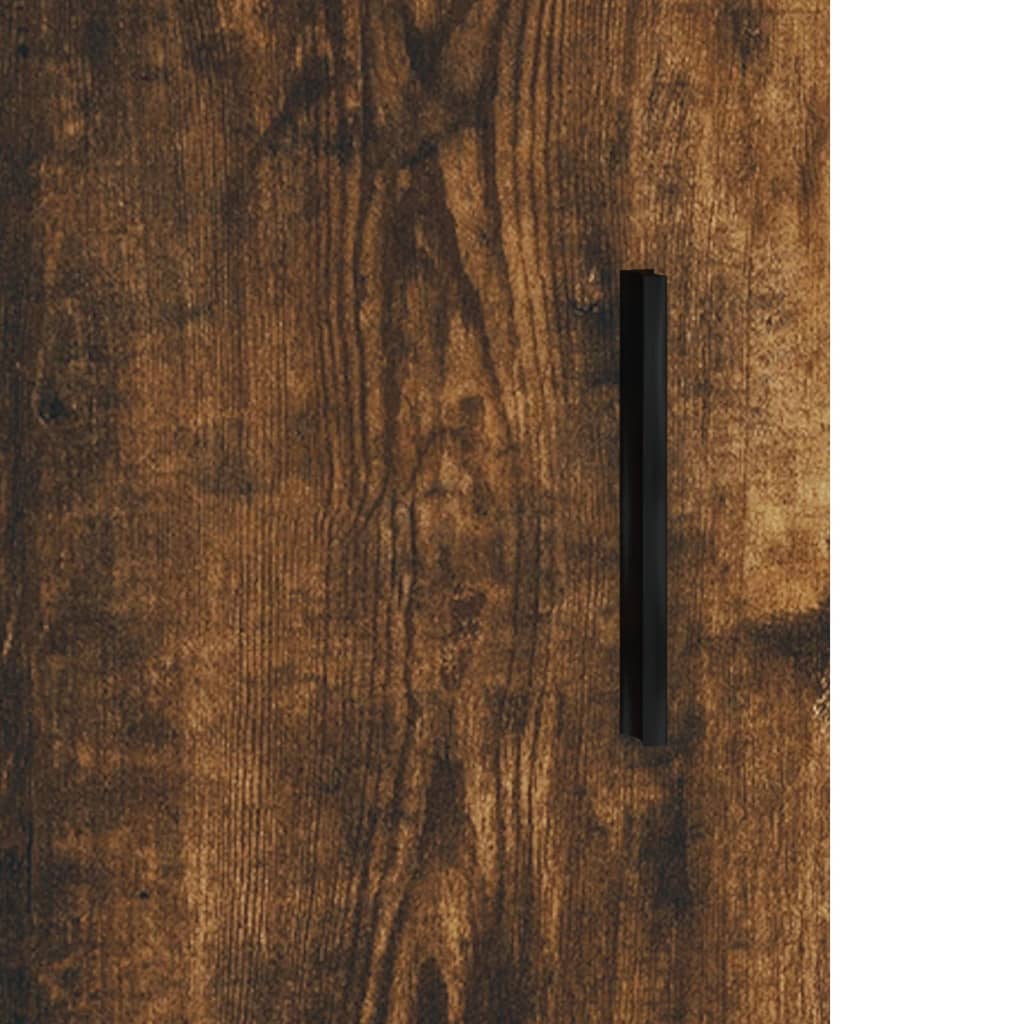 Väggskåp Rökfärgad Ek 69,5x34x90 cm