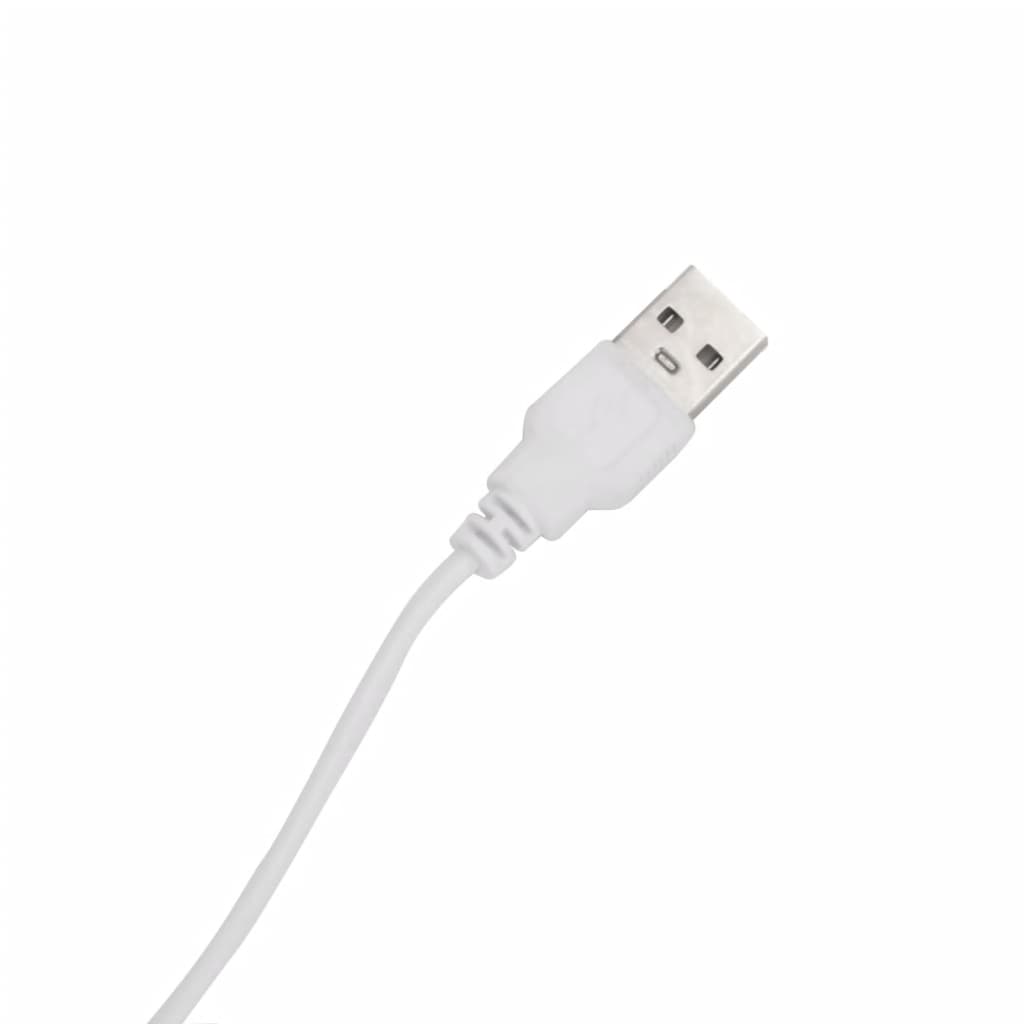 Badrumsspegel Spegelskåp LED-lampa Vit 60x13x52 cm