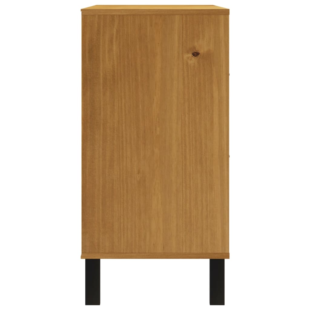 Byrå Trä FLAM 110x40x80 cm massiv furu