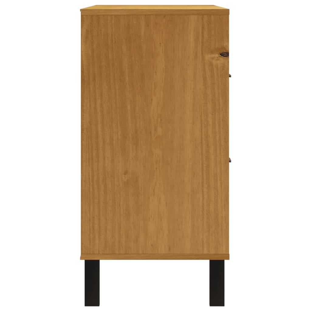 Byrå Trä FLAM 110x40x80 cm massiv furu
