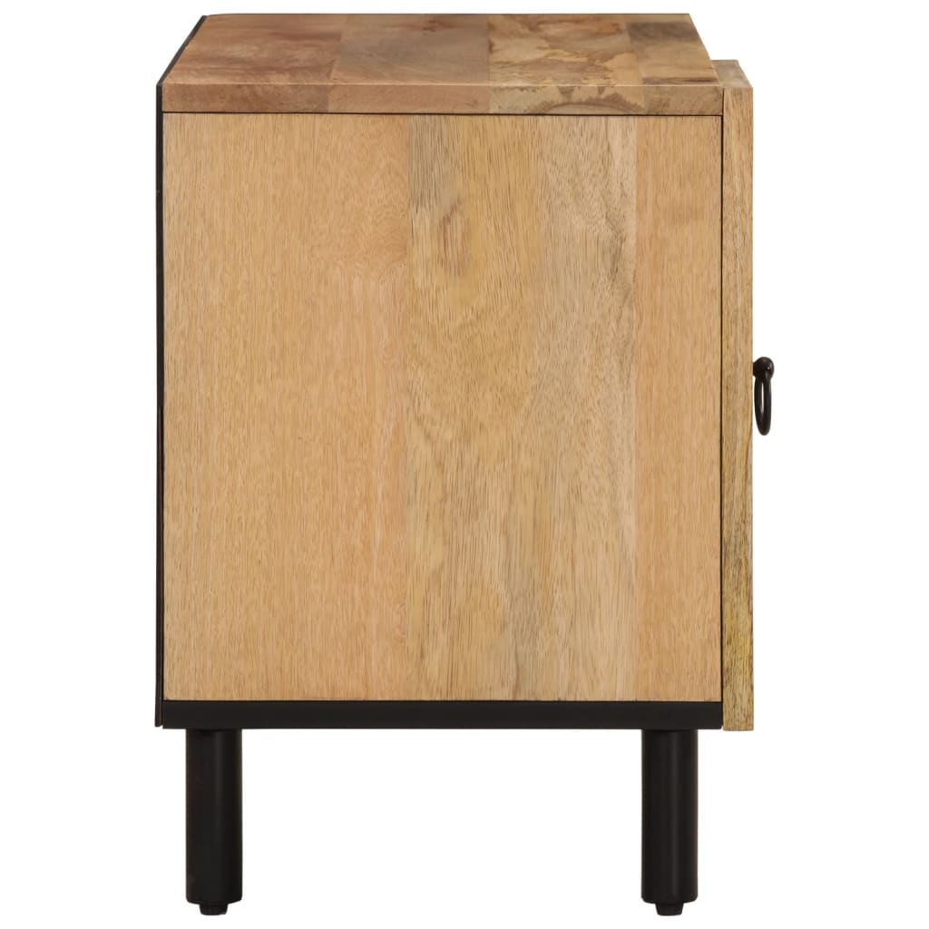 Tv-bänk 80x31x46 cm massivt mangoträ