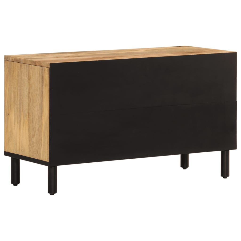 Tv-bänk 80x31x46 cm massivt mangoträ