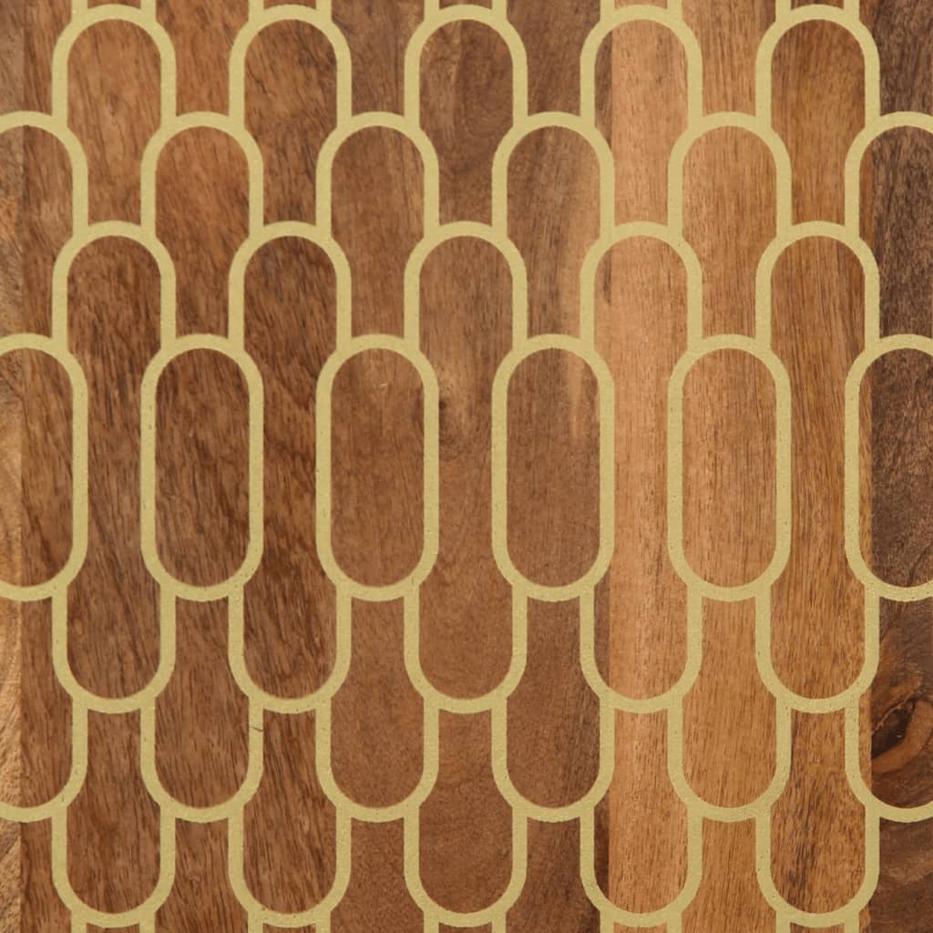 Badrumsunderskåp 62x33x58 cm massivt mangoträ