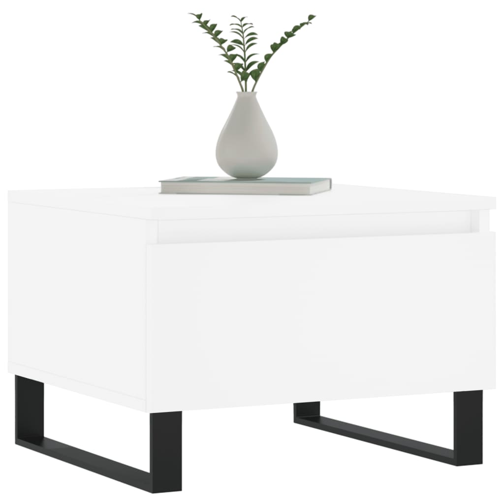 Sidobord Vit 2 st 50x46x35 cm
