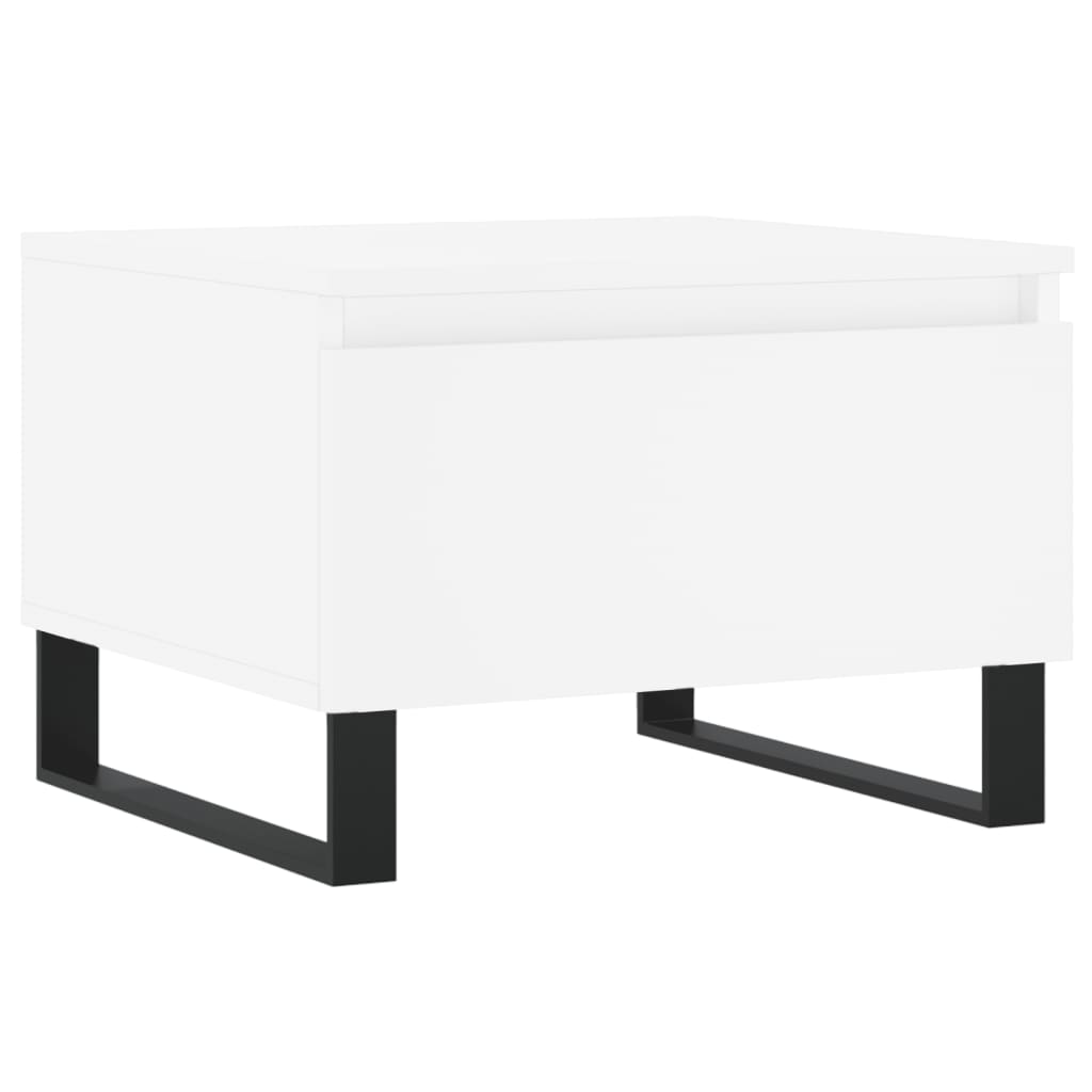 Sidobord Vit 2 st 50x46x35 cm
