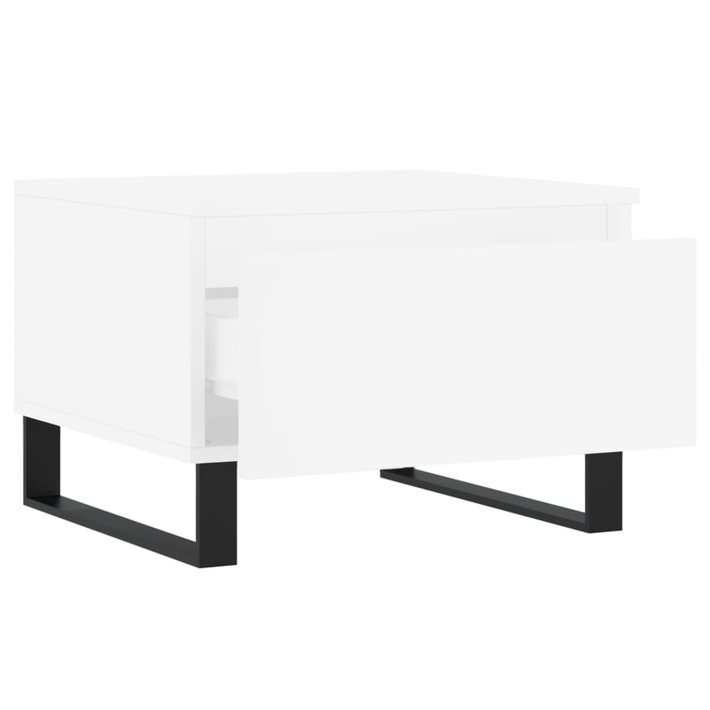 Sidobord Vit 2 st 50x46x35 cm