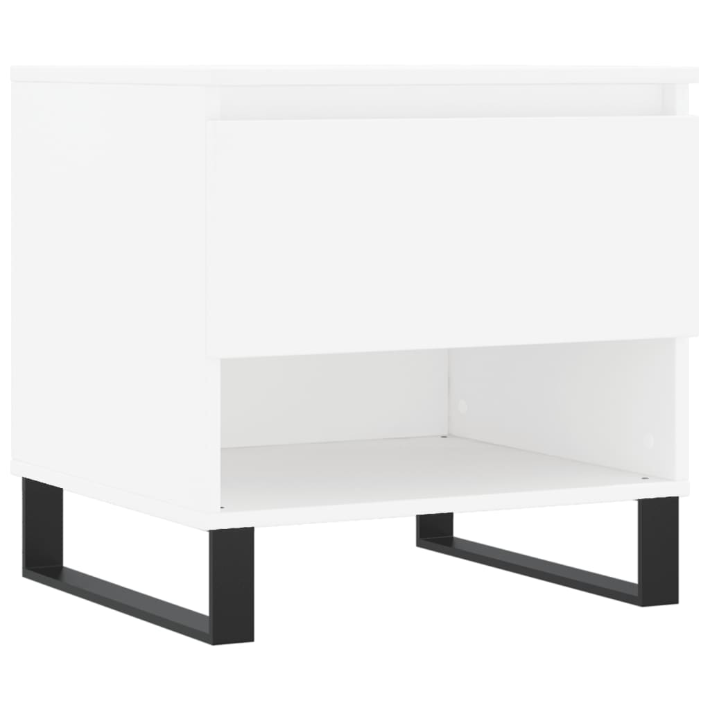 Sidobord Vit 2 st 50x46x50 cm