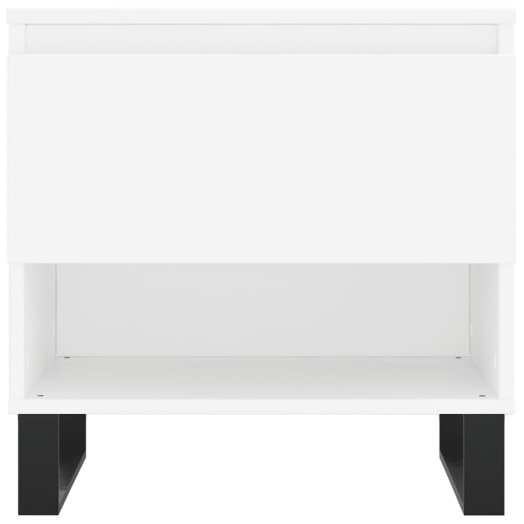 Sidobord Vit 2 st 50x46x50 cm