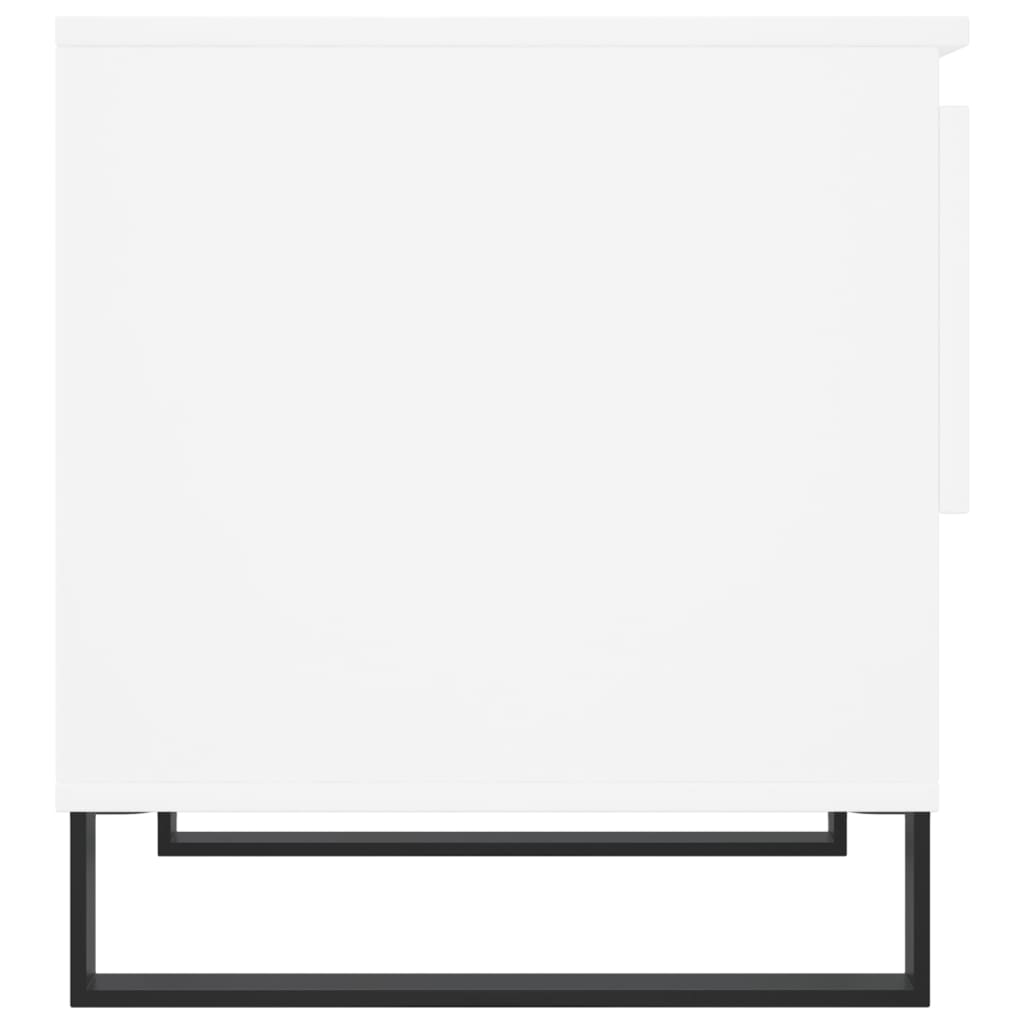 Sidobord Vit 2 st 50x46x50 cm