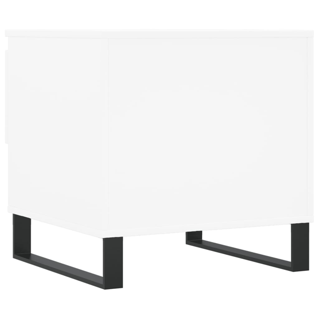 Sidobord Vit 2 st 50x46x50 cm