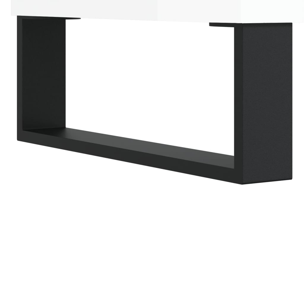 Sidobord Vit 2 st 50x46x50 cm