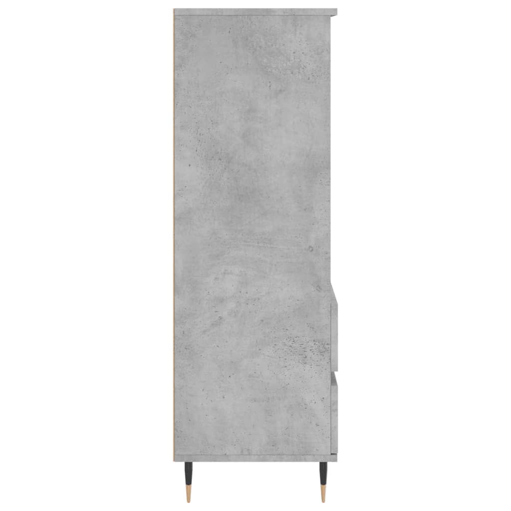 Skåp Betonggrå 40x36x110 cm