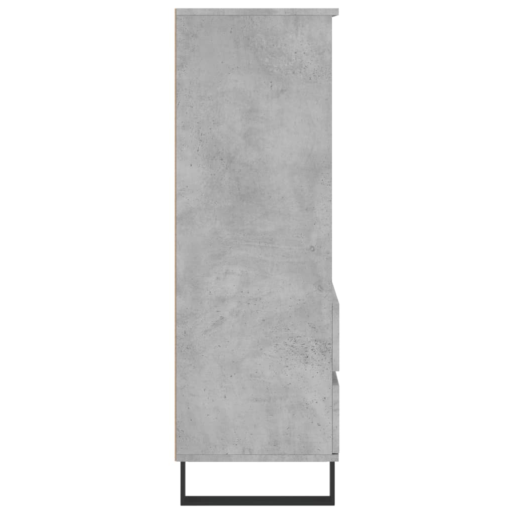 Skåp Betonggrå 40x36x110 cm