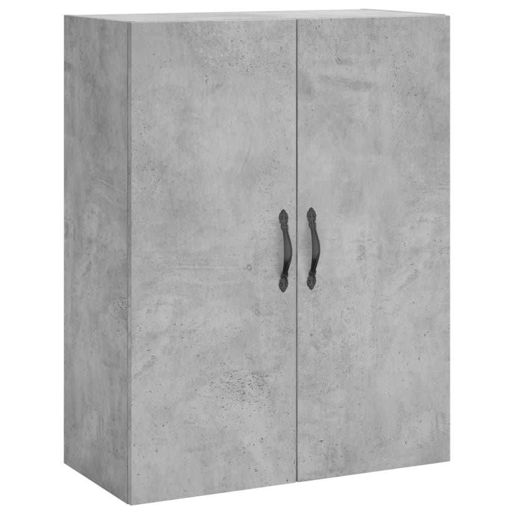 Väggskåp Betonggrå 69,5x34x90 cm