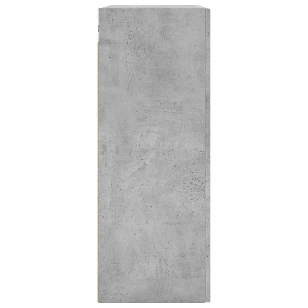 Väggskåp Betonggrå 69,5x34x90 cm