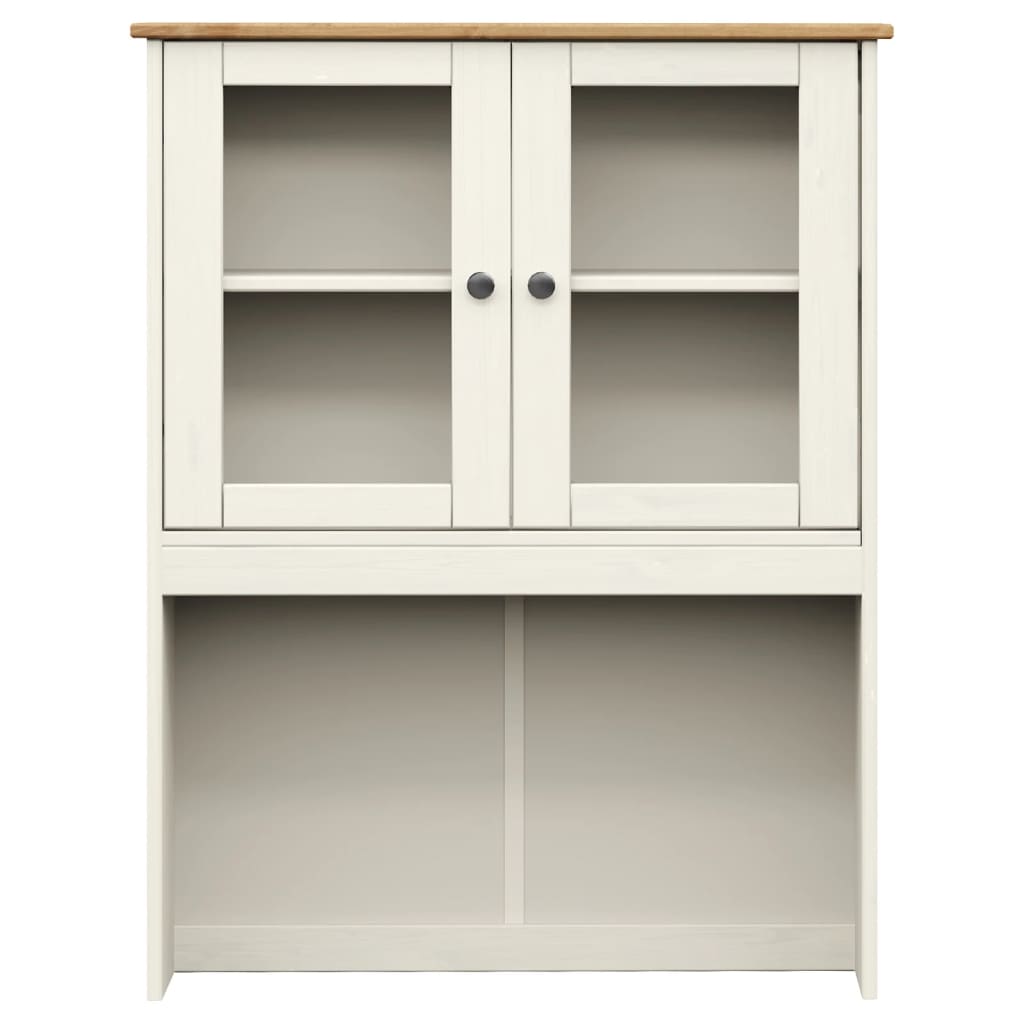 Skåp Vit VIGO 80x40x176 cm massiv furu