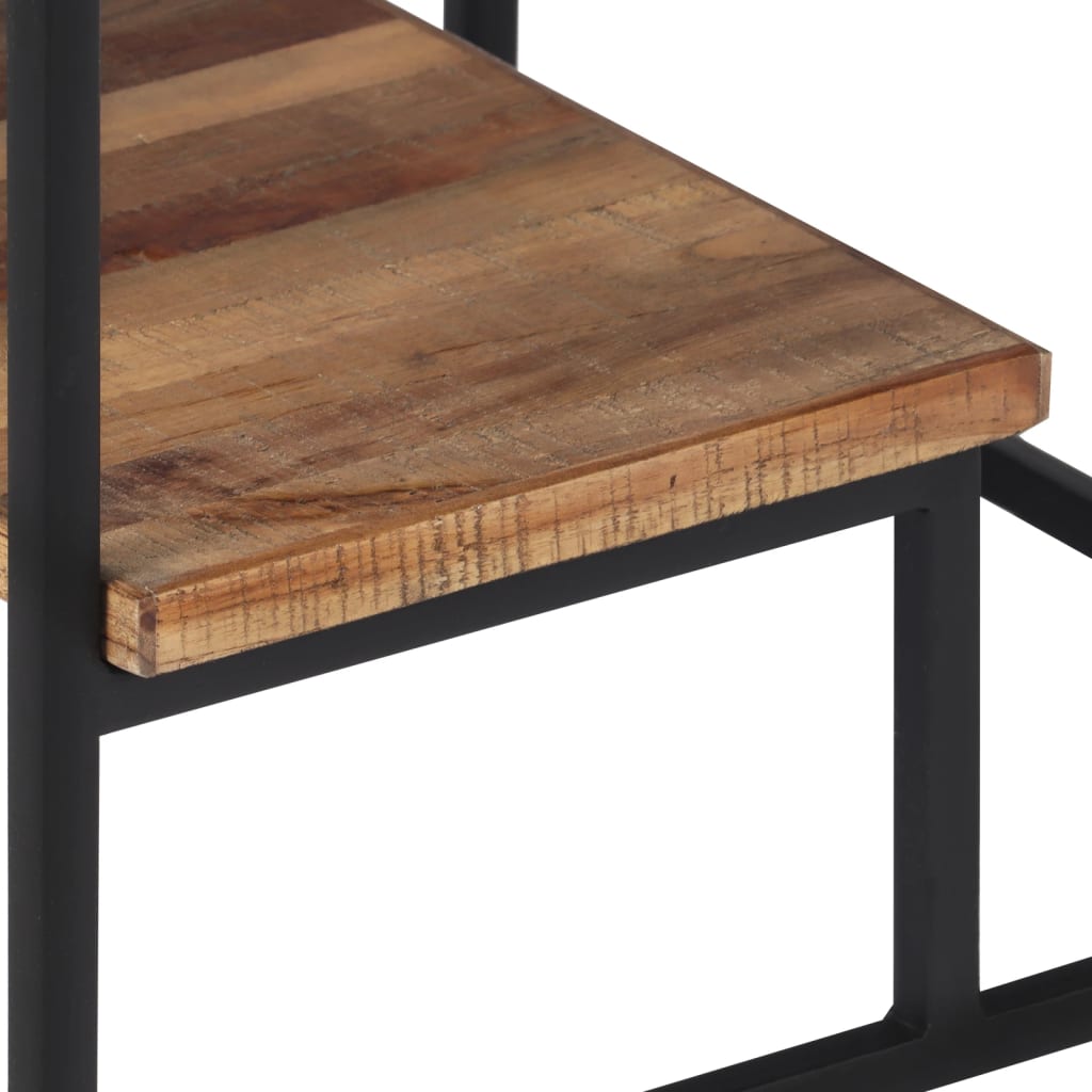 Sidobord Trä 50x50x50 cm massiv återvunnen teak