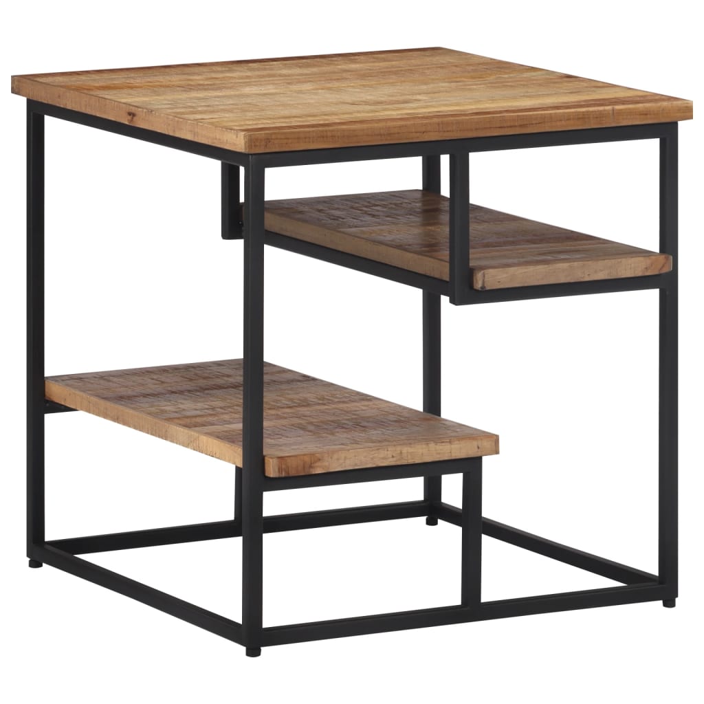 Sidobord Trä 50x50x50 cm massiv återvunnen teak