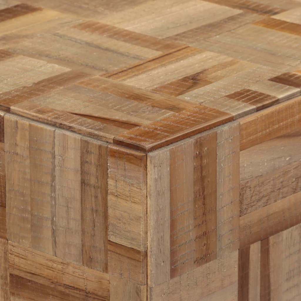 Avlastningsbord Konsollbord Trä 110x34x80 cm massiv återvunnen teak