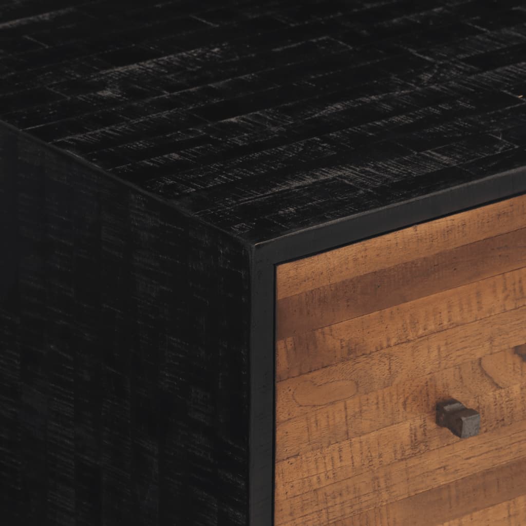 Soffbord Trä 90x50x41 cm massiv återvunnen teak