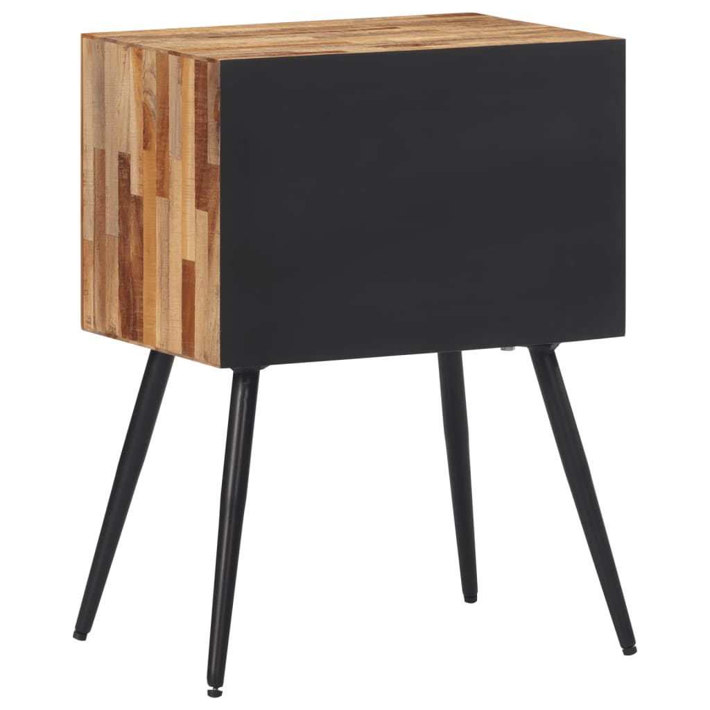 Sängbord Nattduksbord Trä 47x31,5x60 cm massiv teak