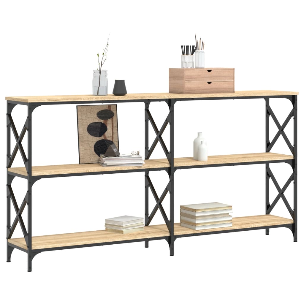 Avlastningsbord Konsollbord Sonoma Ek 156x28x80,5 cm