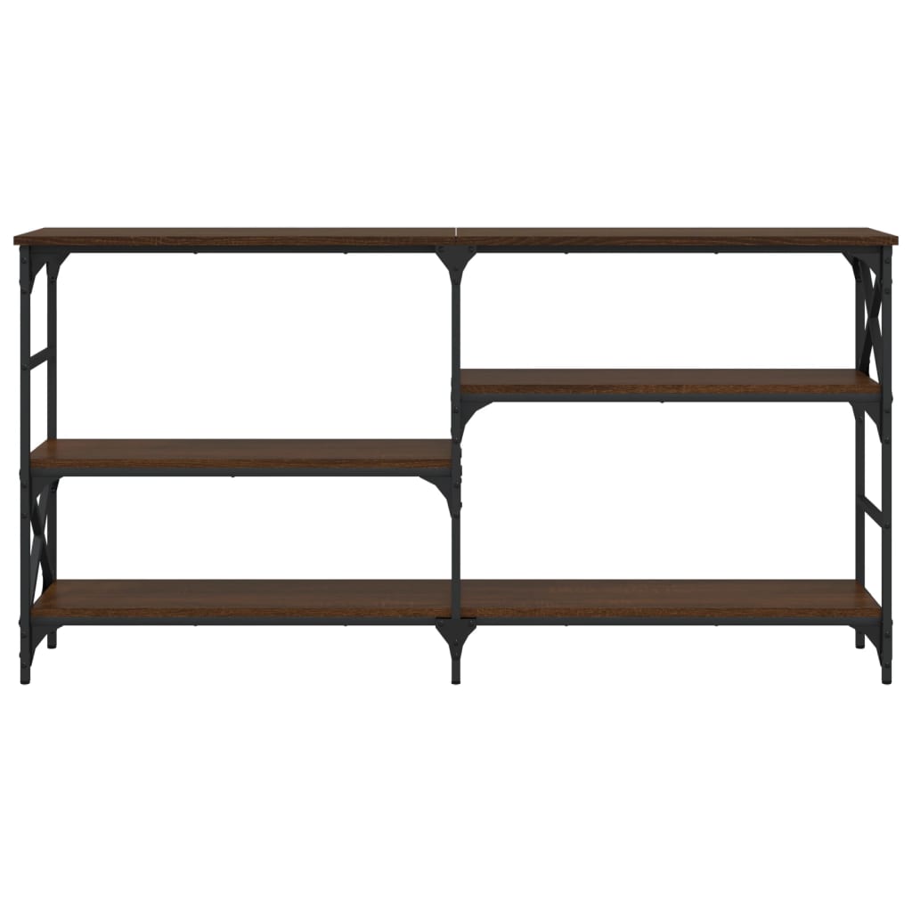 Avlastningsbord Konsollbord Brun Ek 150x29x76,5 cm