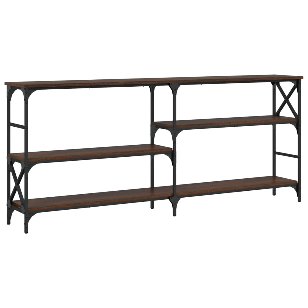 Avlastningsbord Konsollbord Brun Ek 180x29x76,5 cm