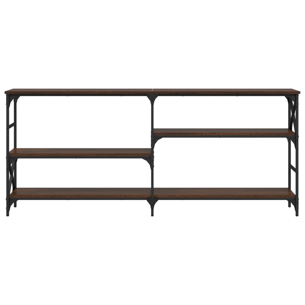 Avlastningsbord Konsollbord Brun Ek 180x29x76,5 cm