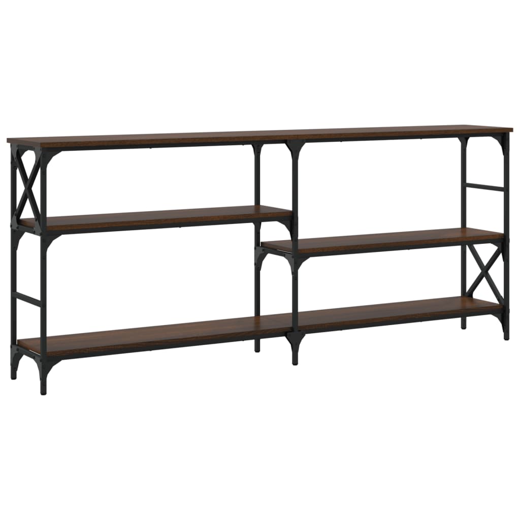 Avlastningsbord Konsollbord Brun Ek 180x29x76,5 cm